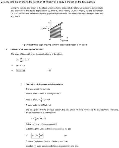 Derivation of equation of motion