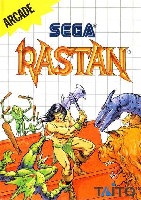 Rastan (1988) SEGA Master System box cover art - MobyGames