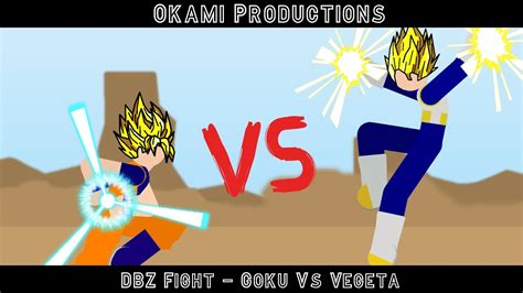 DBZ Fight - Goku Vs Vegeta | Stick Nodes - YouTube