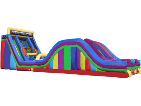 Green Challenger Inflatable Obstacle Course Rental Dubai UAE