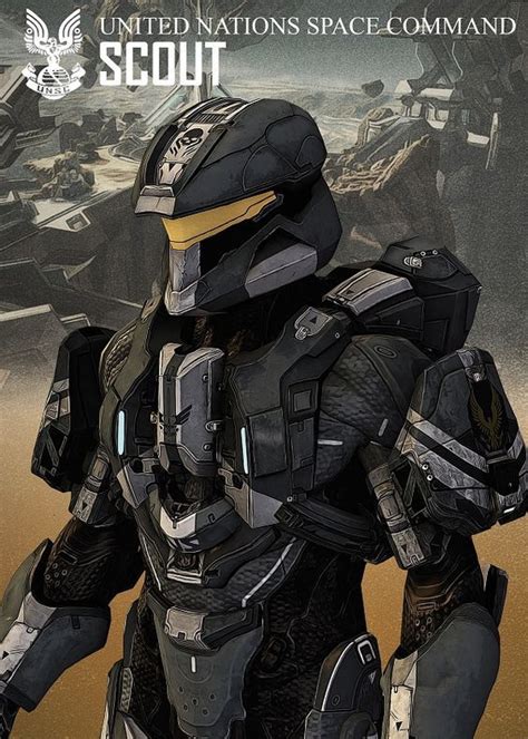 Halo Character Portraits Scout | Halo cosplay, Halo armor, Halo spartan