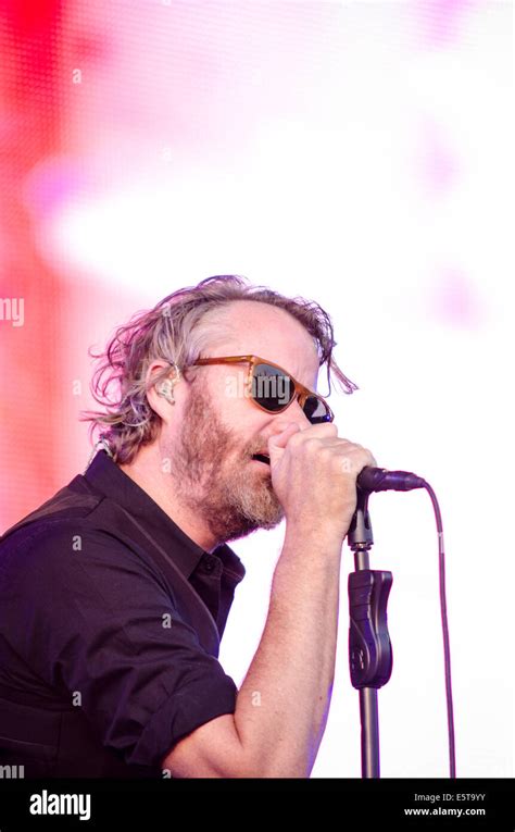 The National, Matt Berninger, live concert Stock Photo - Alamy