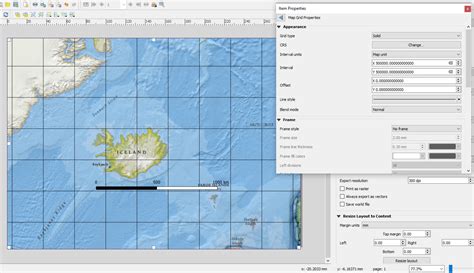 qgis - Scale bar for Iceland map not accurate - Geographic Information Systems Stack Exchange