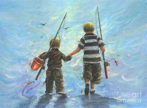 Boy Fishing Paintings (Page #2 of 15) | Fine Art America