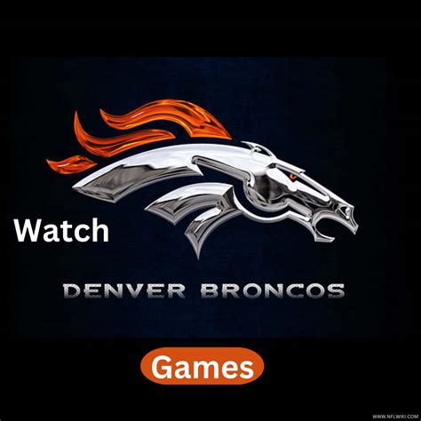 How to Watch Denver Broncos Games Without Cable [2023-24]