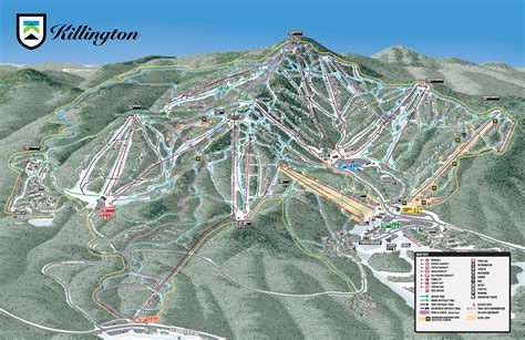 Killington Piste And Ski Trail Maps