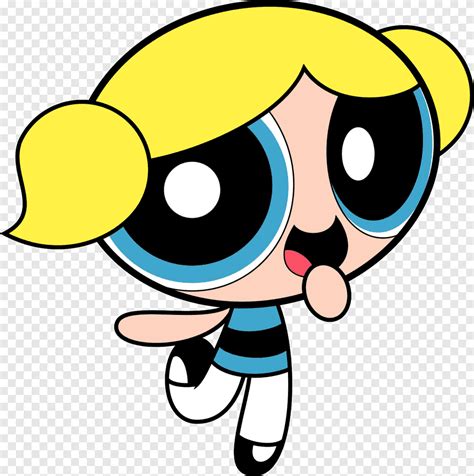 Bubbles dari Powerpuff Girls, Blossom, Bubbles, dan Buttercup Drawing, powerpuff girls, smiley ...