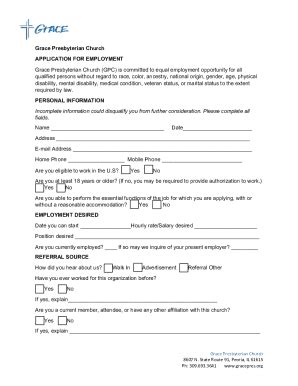 Fillable Online GPC General Job Application 02172023 Fax Email Print ...