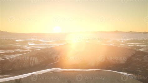 Red Sand Desert Dunes at Sunset 5611328 Stock Photo at Vecteezy