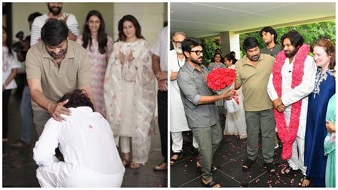 Pawan Kalyan tears up after receiving grand welcome at Chiranjeevi’s home after election victory ...