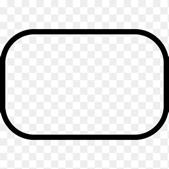 Rounded Corner Rectangle Png Clipart