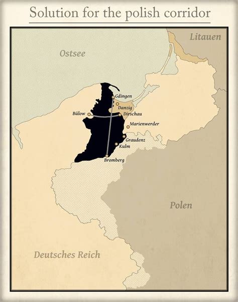 The Polish Corridor 1939 by Arminius1871 on DeviantArt | Germany map ...