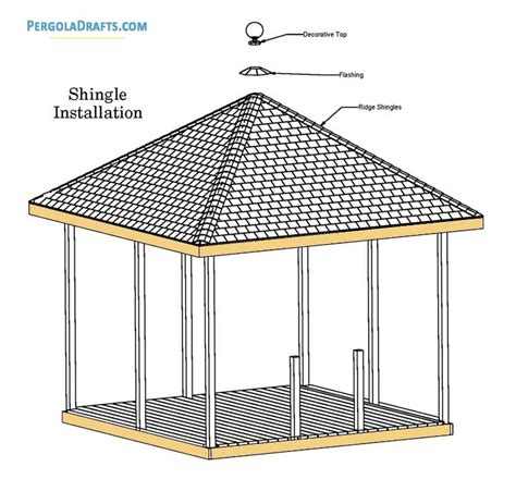 12×12 Square Gazebo Plans