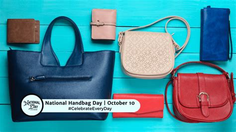 OCTOBER 10, 2023 | NATIONAL HANDBAG DAY | NATIONAL WALK TO A PARK DAY | NATIONAL CAKE DECORATING ...