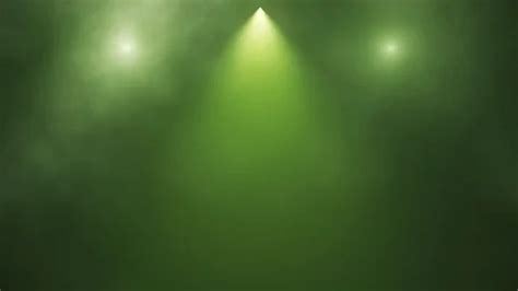 Green Stage Lights and Smoke Intro Logo ... | Stock Video | Pond5