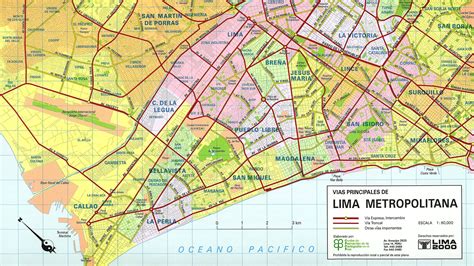 Lima Tourist Map