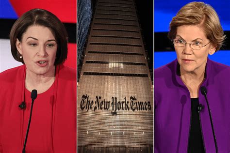 New York Times editorial board endorses Warren and Klobuchar for ...