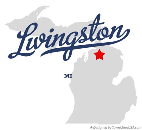 Map of Livingston, MI, Michigan