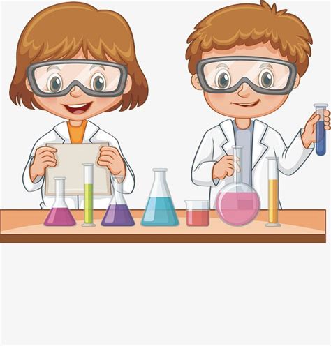 Scientific Experiment PNG Picture, A Child Who Does Scientific Experiments, Vector Png ...