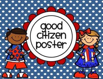 Good Citizen Poster | Good citizen, Character education posters ...