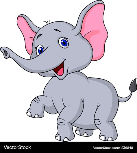 Dancing Elephant Clip Art