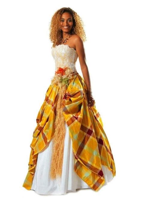 Caribbean Outfits, Culture Day, West Indian, Madras, Ankara Styles ...