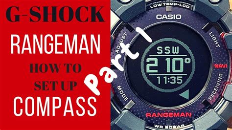 How To Set Up Digital Compass On G-Shock GPRB1000 Rangeman (Part 1/5 ...