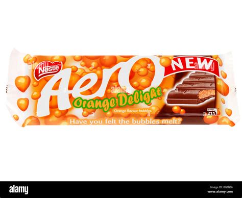 Nestle orange aero chocolate Cut Out Stock Images & Pictures - Alamy