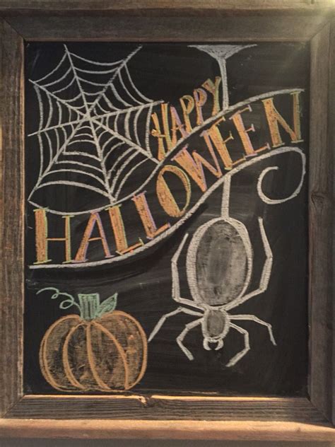 Halloween chalkboard Halloween chalk board Halloween Tableau, Halloween Tafel, Halloween ...