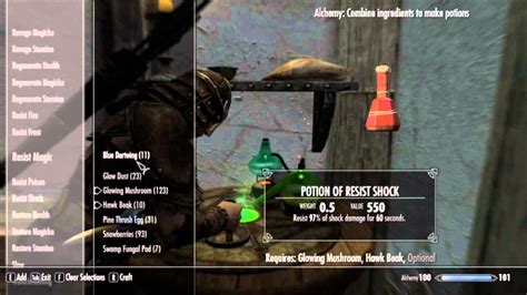 Skyrim Alchemy Guide - Favorite Potions - YouTube