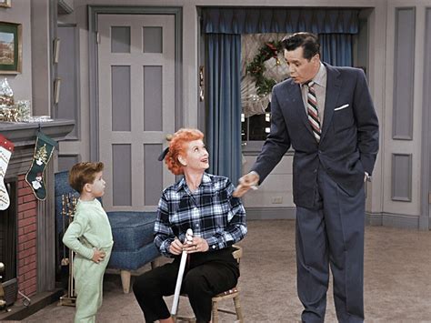 Still from this year's "I Love Lucy" colorized Christmas special. I ...