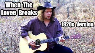 When the Levee Breaks - Old Version Cover - Blues Guitar - Edward ...