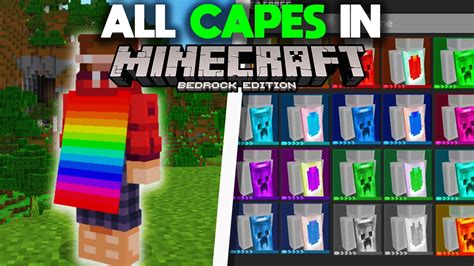 How To Get Every Cape In Minecraft Bedrock | 2022 - YouTube