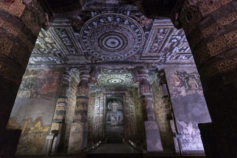 Ajanta Caves - Cave 2 | Jostled by a holiday crowd, I manage… | Flickr