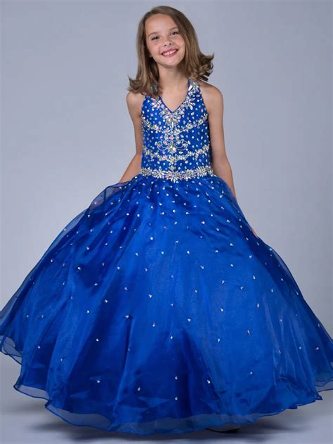 dz677 New Fashion High grade Party Clothes children dress flower children hanging neck Dress ...