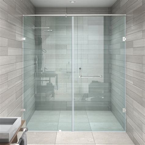 Toughened Shower Glass Partition, For Home, Rs 490 /square feet Massive Glass Solution | ID ...