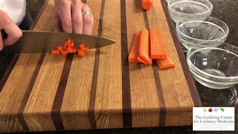 How To Cut A Carrot - GCCM Knife Skills Series - YouTube