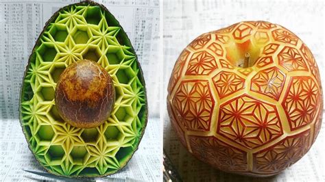 Beautiful Food Carving | Bored Panda Art - YouTube