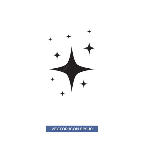 Premium Vector | Sparkle icon vector illustration template