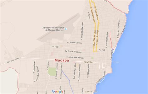 Map of Macapa