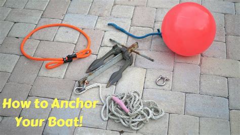 How To Anchor Your Boat/What Equipment is Needed For Anchor Setup - YouTube