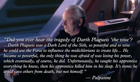 Darth Plagueis The Wise Quote Copy And Paste - ShortQuotes.cc