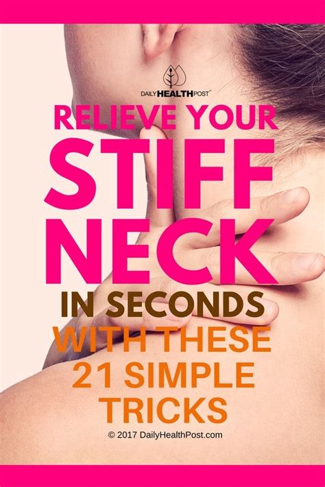 How To Help A Stiff Neck | Examples and Forms