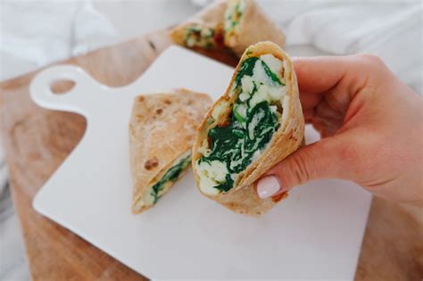 Spinach, Feta, & Egg White Wrap │ Starbucks Dupe
