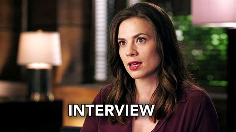 Conviction (ABC) Hayley Atwell Interview HD - YouTube