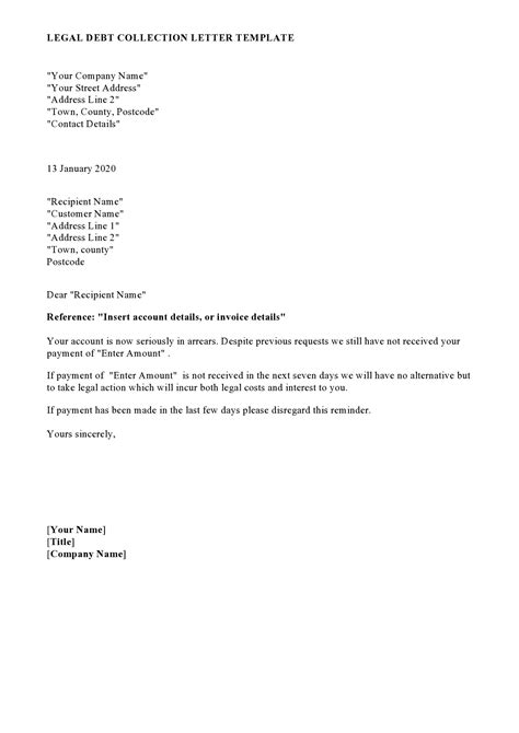 Legal Business Letter Format For Your Needs - Letter Template Collection