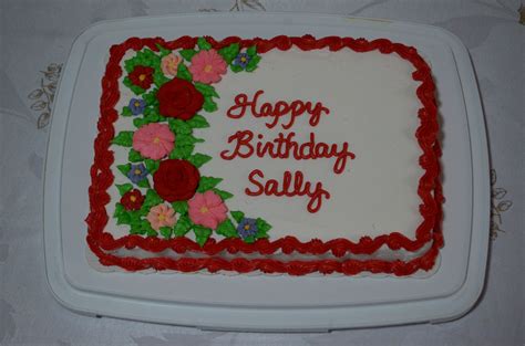 Happy Birthday Sally - CakeCentral.com