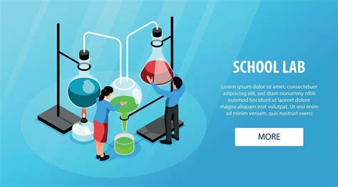 School Science Lab Horizontal Banner 28577013 Vector Art at Vecteezy