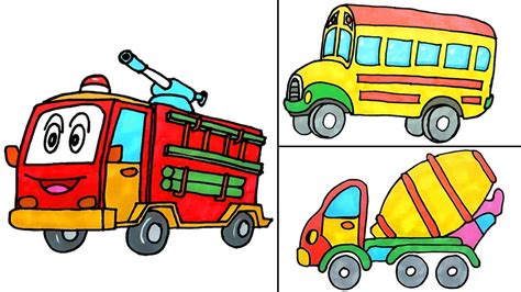 Fire Truck Drawing For Kids | Free download on ClipArtMag