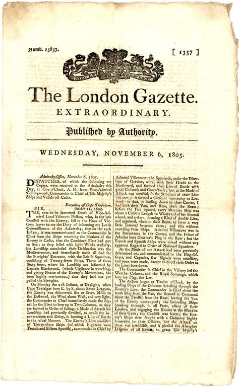 The london gazette, World history facts, History